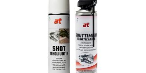 AT Shot ja AT Suuttimien irrotusaine ovat korjaamon tehokaksikko