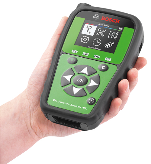 Bosch Tire Pressure Analyzer 400 -työkalu.