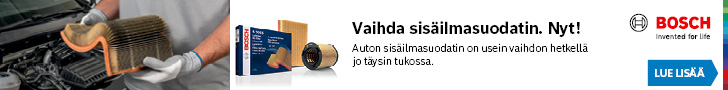 Bosch varaosat 3 vuoden takuulla
