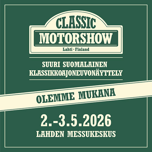 Classic Motorshow 2026: Olemme mukana
