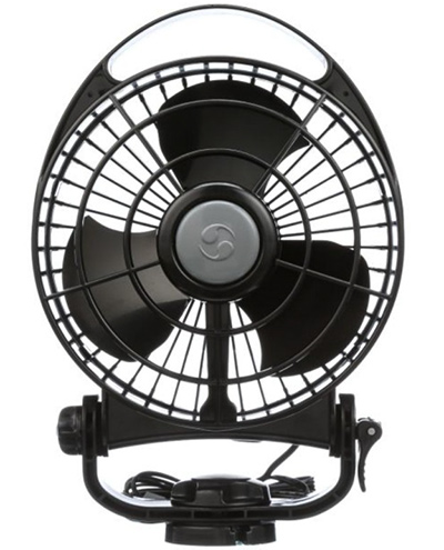 Caframo-tuuletin veneeseen. Kuusi tuumaa, kolme nopeutta.