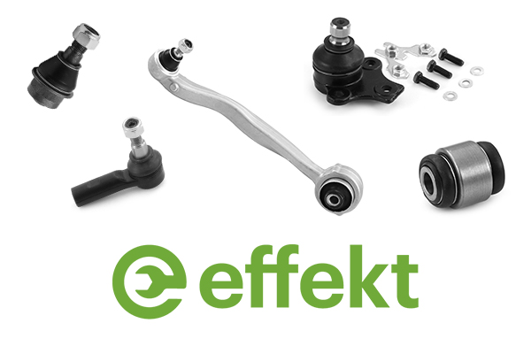 Alustan ja ohjauksen osat täydentävät Effekt-valikoimaa