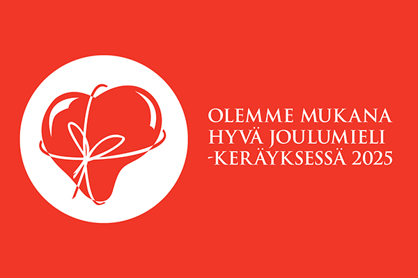 Kaha on mukana Hyvä Joulumieli 2025 -keräyksessä