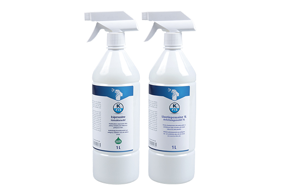 Uusi, liuotinvapaa esipesuaine ja muut K-FIX-suosikit