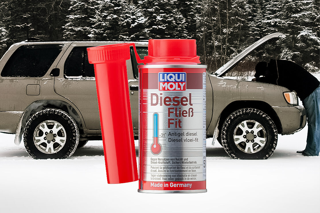 Liqui Moly Diesel Flow Fit -lisäaine dieselille. 150 ml purkki.