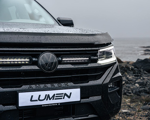Mallikohtaiset Lumen-lisävalot Volkswagen Amarokissa.
