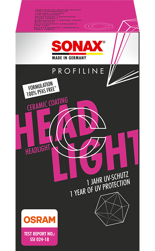 SONAX PROFILINE Headlight Coating -umpiopinnoite, paketti