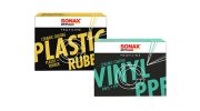 SONAX PROFILINE Ceramic coating CC Plastic + Rubber- ja SONAX PROFILINE Ceramic coating CC Vinyl + PPF -pakkaukset