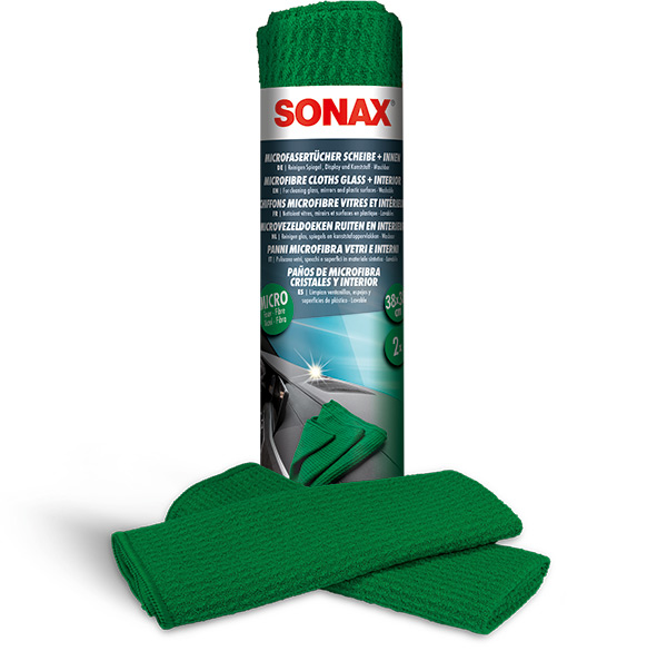 SONAX Ikkunaliinat paketissa ja ilman.
