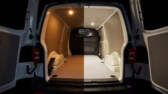 SmartVan LED-sisävalot kirkastavat pakettiauton tavaratilan