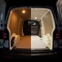 SmartVan LED-sisävalot kirkastavat pakettiauton tavaratilan