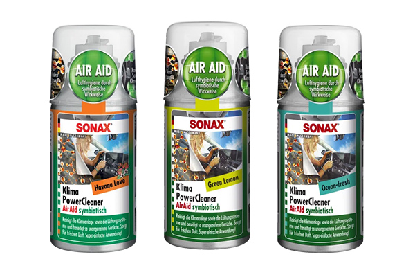 Hyvästi tunkkainen auto! Ota testiin SONAX Air Aid -ilmastoinnin puhdistaja