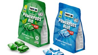 Kätevät Thetford PowerPods -kapselit liikuteltaviin wc-ratkaisuihin