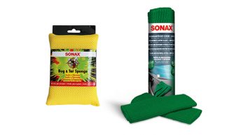 Esittelyssä uudistuneet SONAX Hyönteissieni ja SONAX Ikkunaliina
